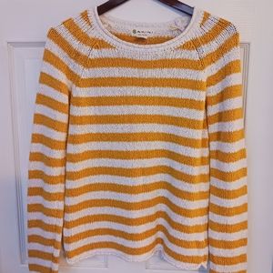 Akini sweater women's small mustard yellow